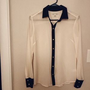 Banana Republic Silk Button Down